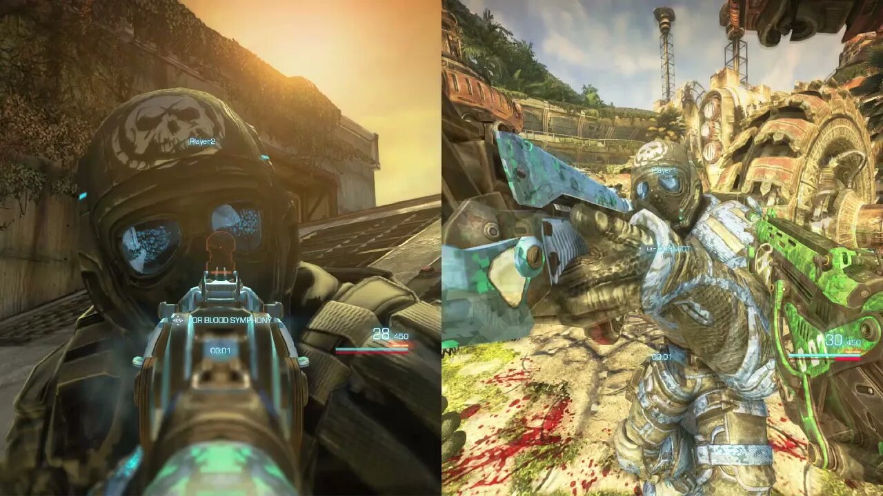 Bulletstorm Full Clip Edition Multiplayer - Splitscreen Coop [Gameplay #3] on Nucleus Coop