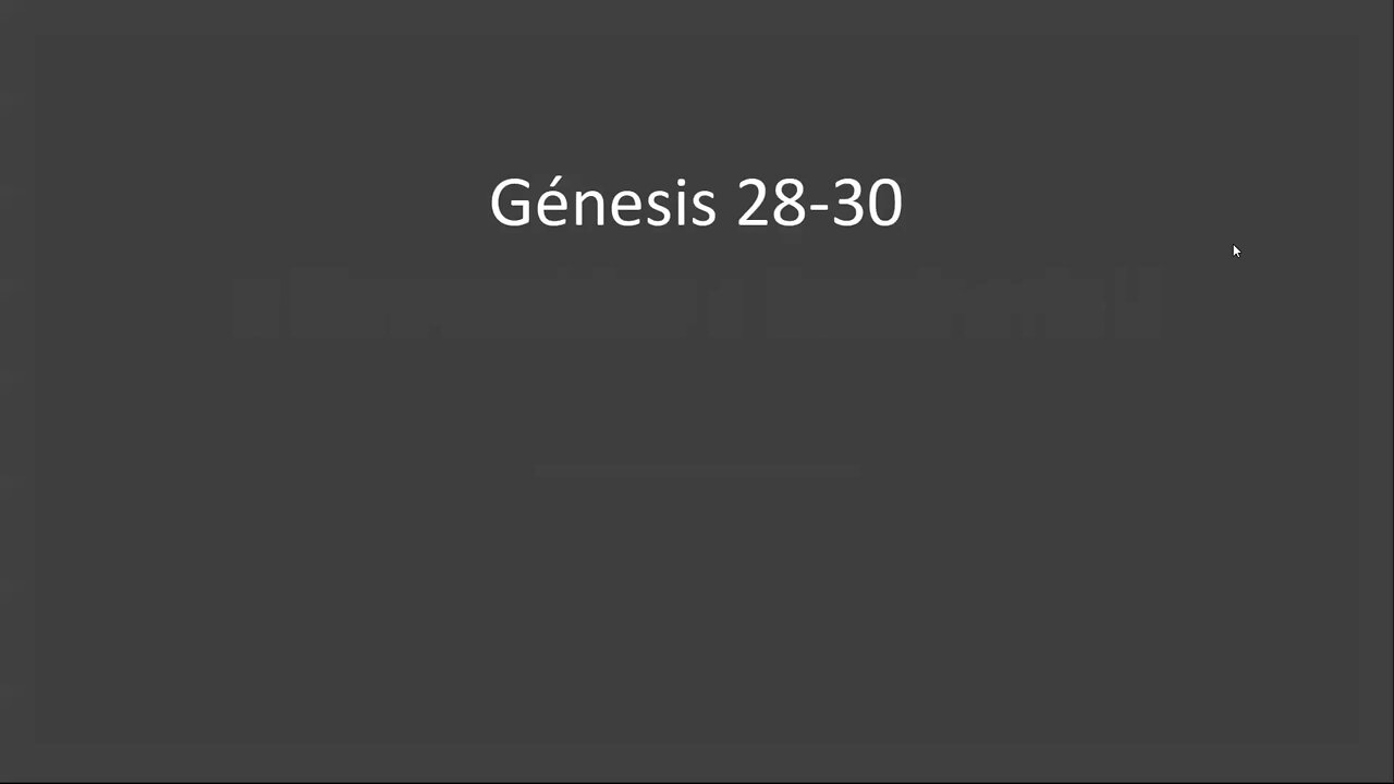 Genesis 28-30