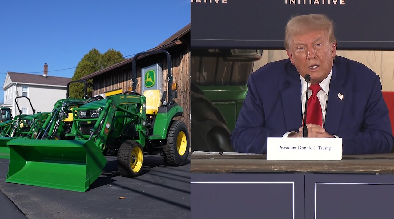 Trump Warns John Deere Of ’200% Tariff’ If It Moves Production To Mexico
