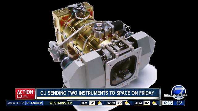 CU Boulder sending two instruments to space this week