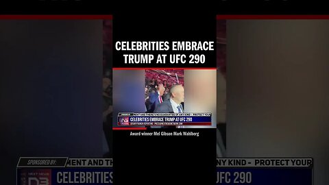 Celebrities Embrace Trump at UFC 290