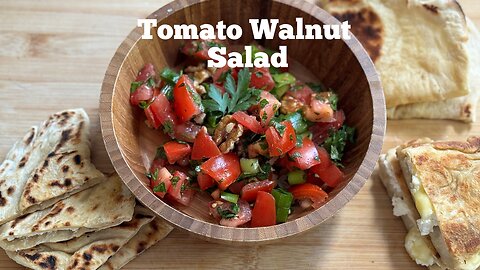 Tomato Walnut Salad|Healthy salad|Pomegranate Walnut Salad|Herb Tomato Salad