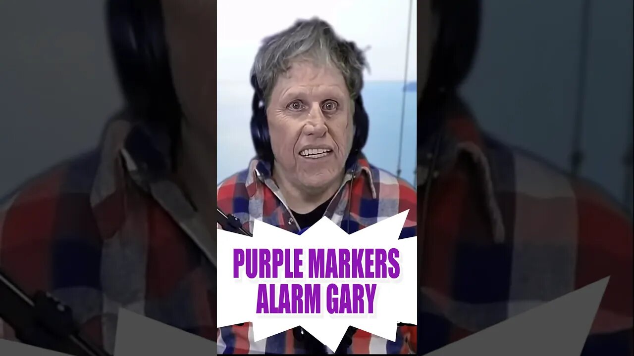 Purple Markers Scare Gary Busey #garybusey