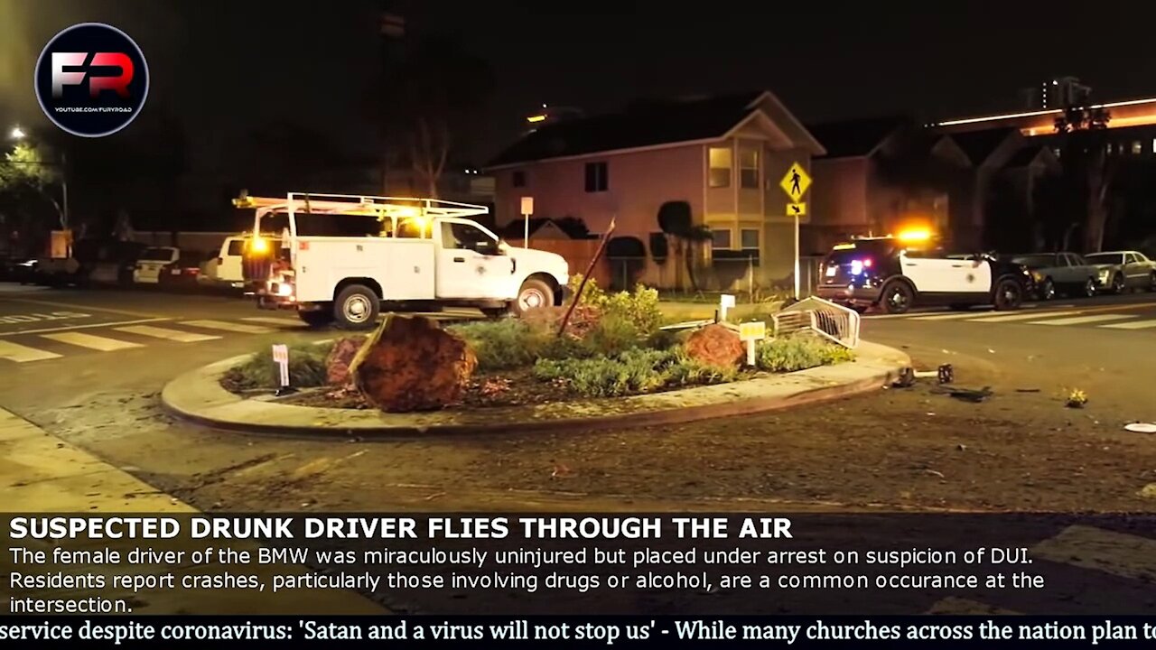 ANGRY WOMAN / CAR CRASHES / ROAD RAGE,