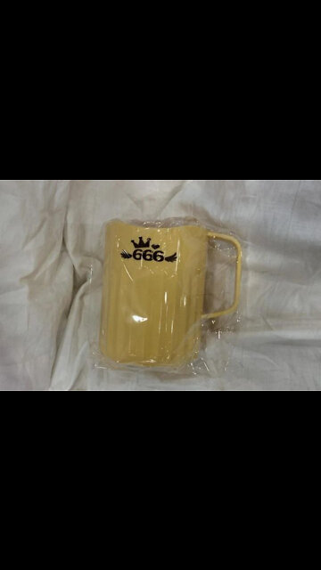 The 666 Mug They Are Giving COVID Camp Prisoners In Shanghai