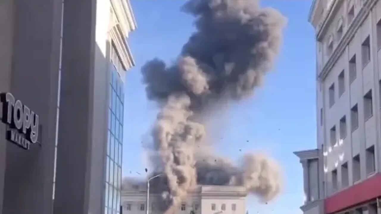 ‼️🇷🇺⚡️Прилет по зданию Херсонской администрации/Arrival at the building of theKherson administration