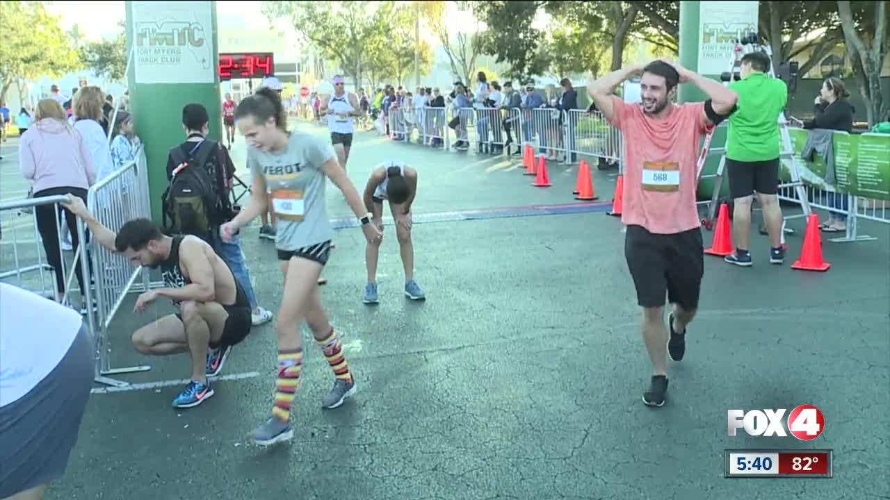 Thousands participated in the 40th annual Turkey Trot Thanksgiving morning.