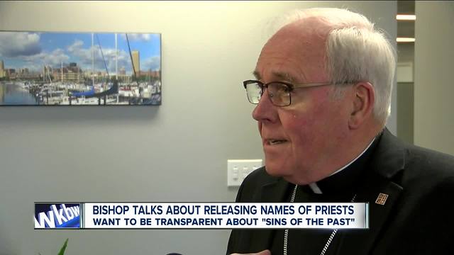 Bishop speaks about releasing list of priests accused of abuse