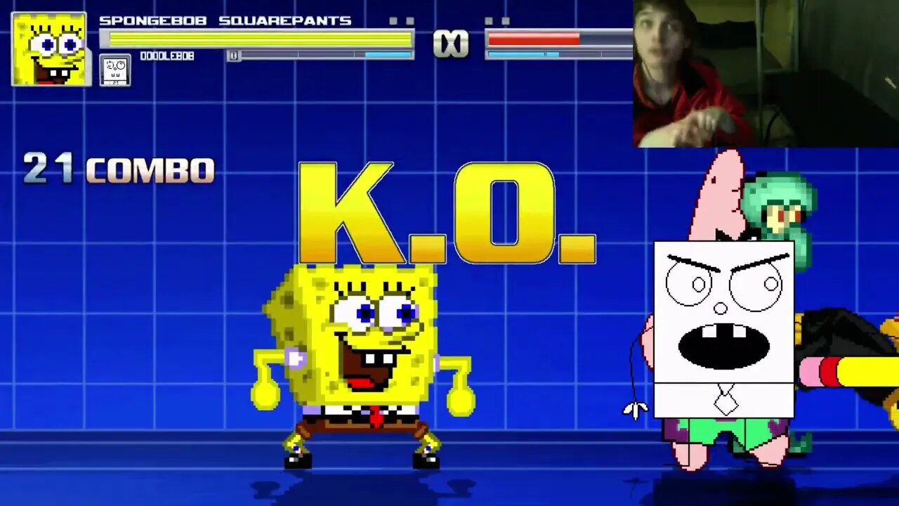 SpongeBob SquarePants Characters (SpongeBob, Squidward, and DoodleBob) VS Scorpion In An Epic Battle