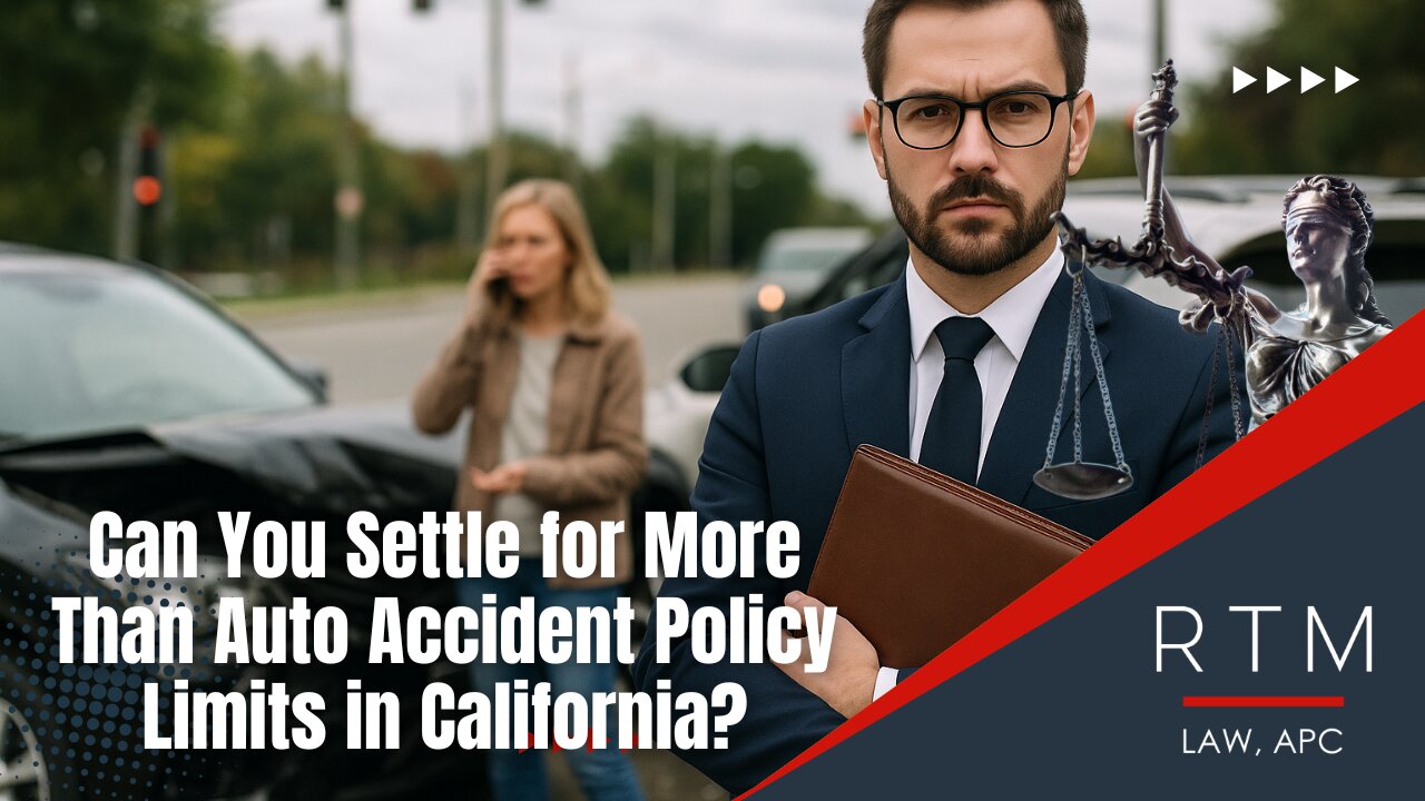 Can You Settle for More Than Auto Accident Policy Limits in California?