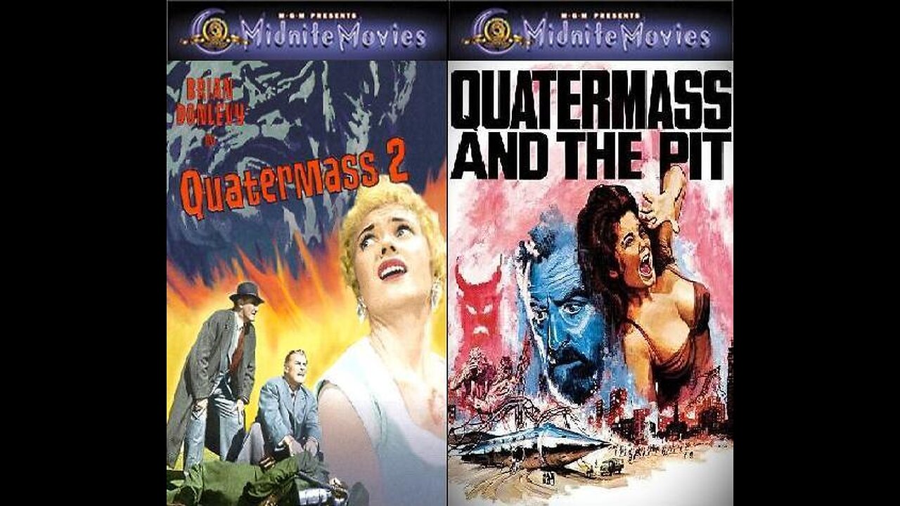 QUATERMASS II 1957 & QUATERMASS AND THE PIT 1967 Sci-Fi Shockers DOUBLE FEATURE