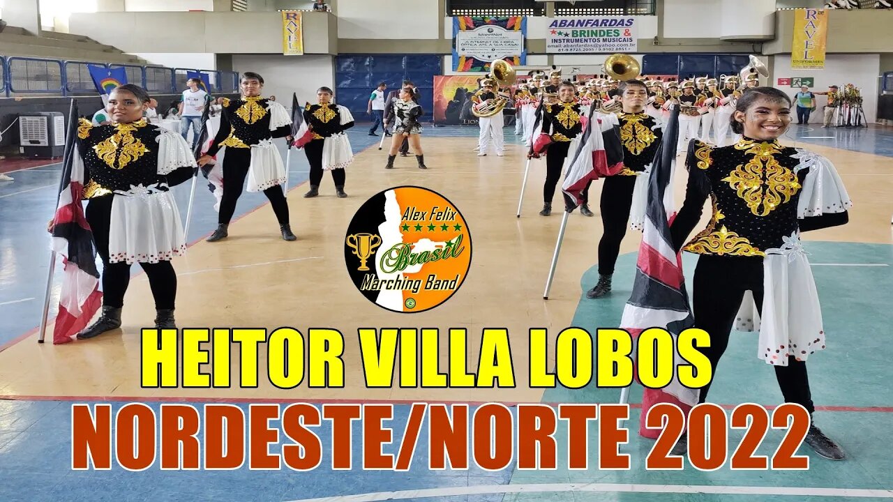 CORPO COREOGRÁFICO 2022 - BANDA MARCIAL HEITOR VILLA LOBOS 2022 NA COPA NORDESTE NORTE DE BANDAS E F