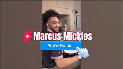 Sunday Praise Break with Marcus Mickles 🥁 #praisebreak