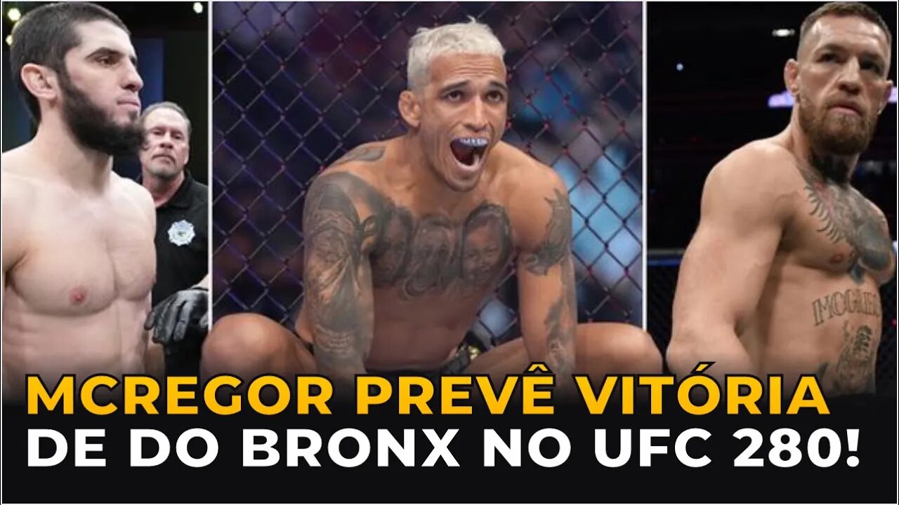 MCGREGOR PREVÊ VITÓRIA FÁCIL DE CHARLES OLIVEIRA NO UFC 280!