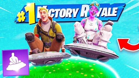 I Trolled Him With UFO EMOTE All Game!
