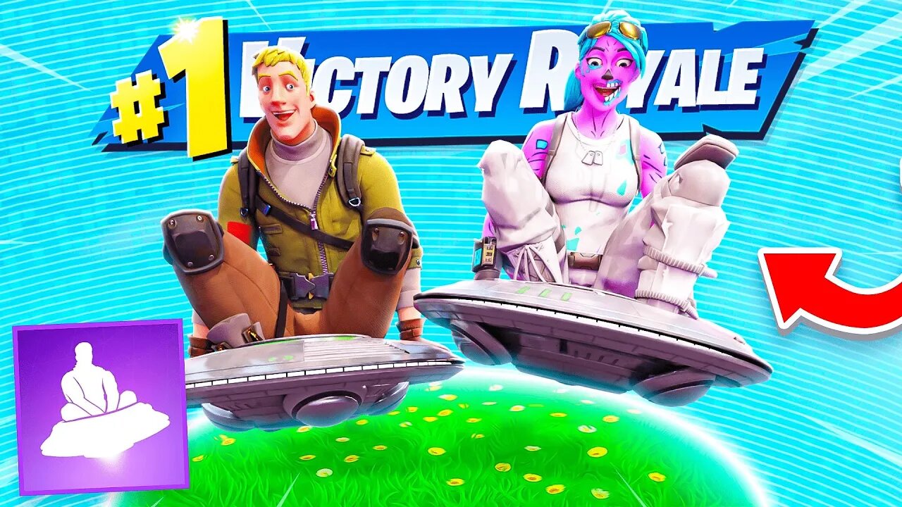 I Trolled Him With UFO EMOTE All Game!