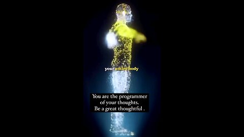 You are the programmer of your Thoughts