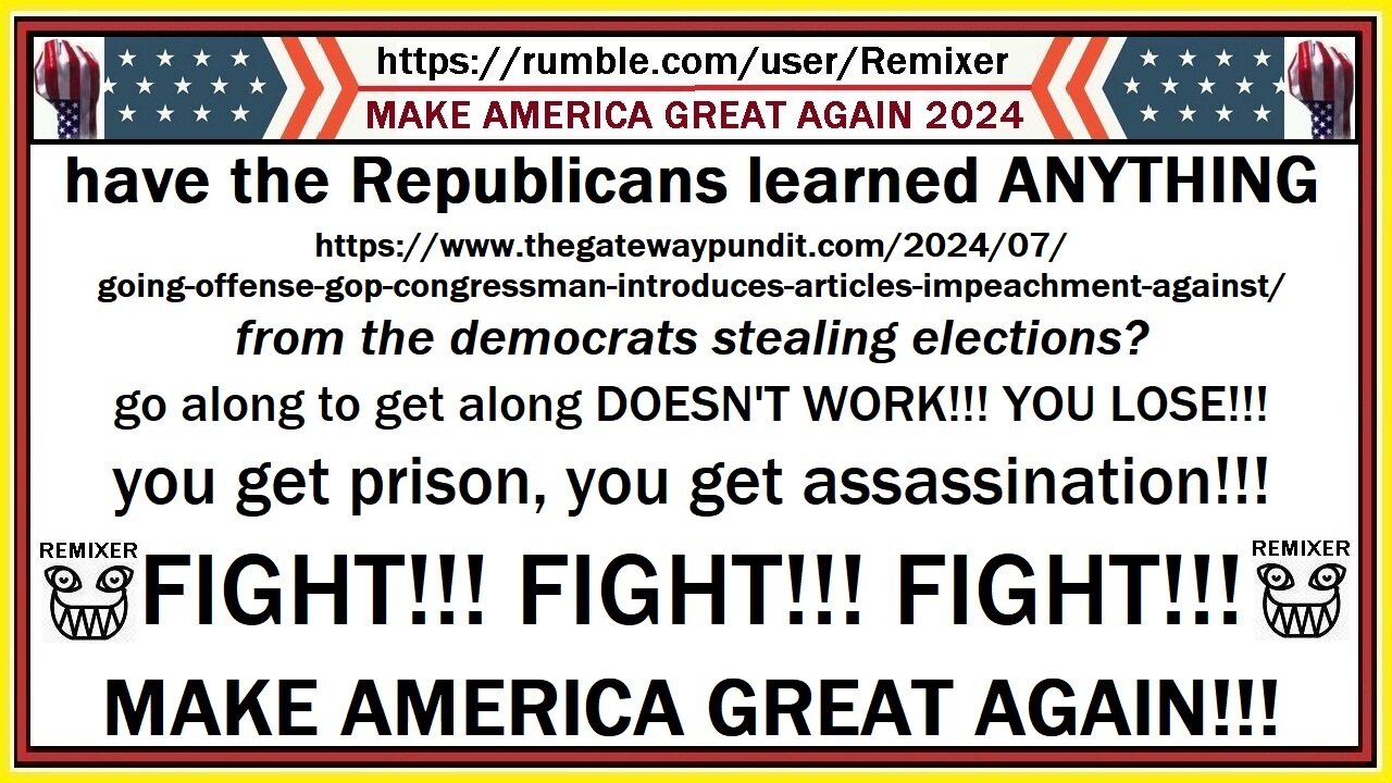 have the Republicans learned ANYTHING