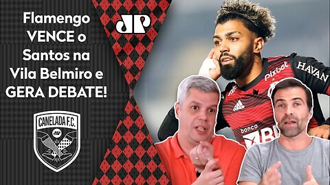 "NÃO VAI ROLAR! Essa VITÓRIA do Flamengo sobre o Santos ENCERRA aquela história de..." Veja DEBATE!