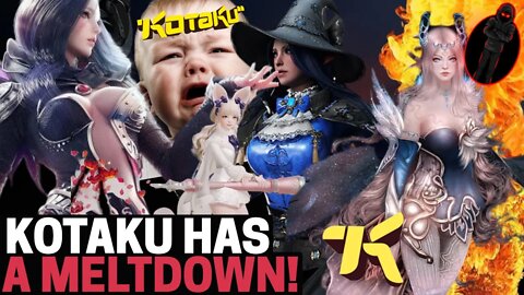 LEGENDARY MELTDOWN! Kotaku VIRTUE SIGNALS Stating Popular Korean MMO Female Characters TOO PRETTY?!