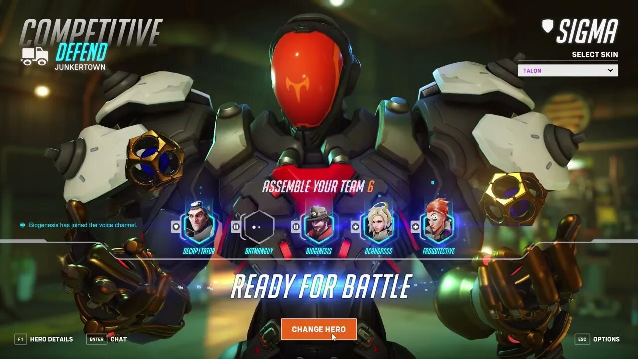 Overwatch 2 - Sigma - 28-9 (Competitive - Role Queue) PC