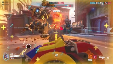 Bastion Sticky Grenade is super satisfying Overwatch 2