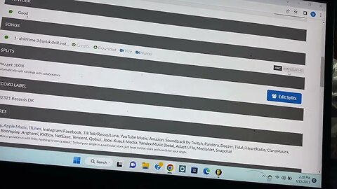 How to set up audiomack to get pay with distrokid
