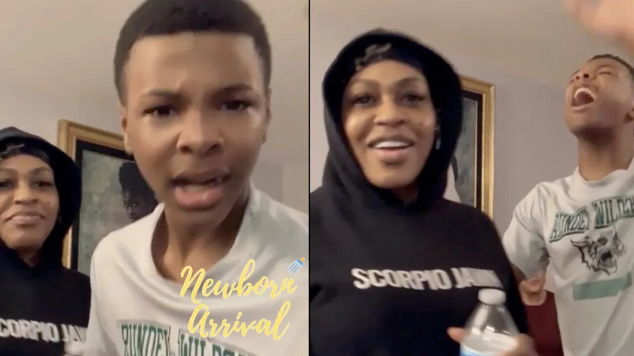 Lil Mo & Son Sing Gospel With The Family! 🗣