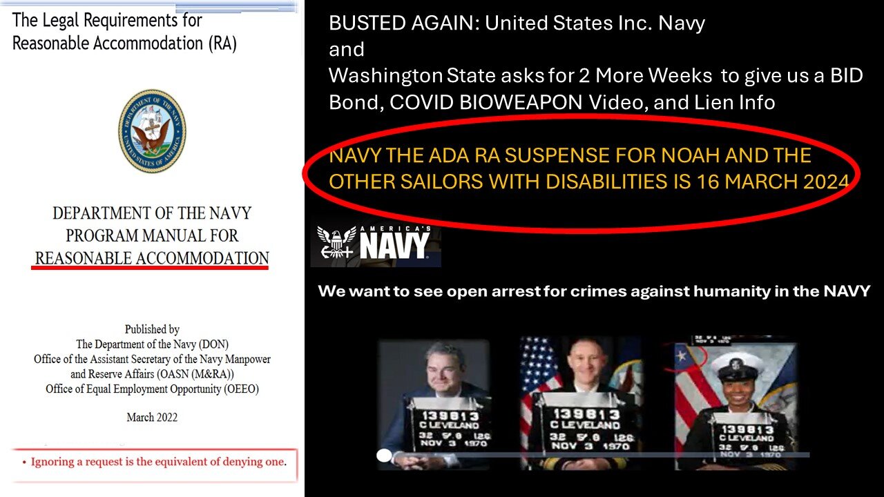 USA NAVY GIVE US AN UPDATE ON OUR SAILOR'S ADA RA SUSPENSE IS 16 MARCH