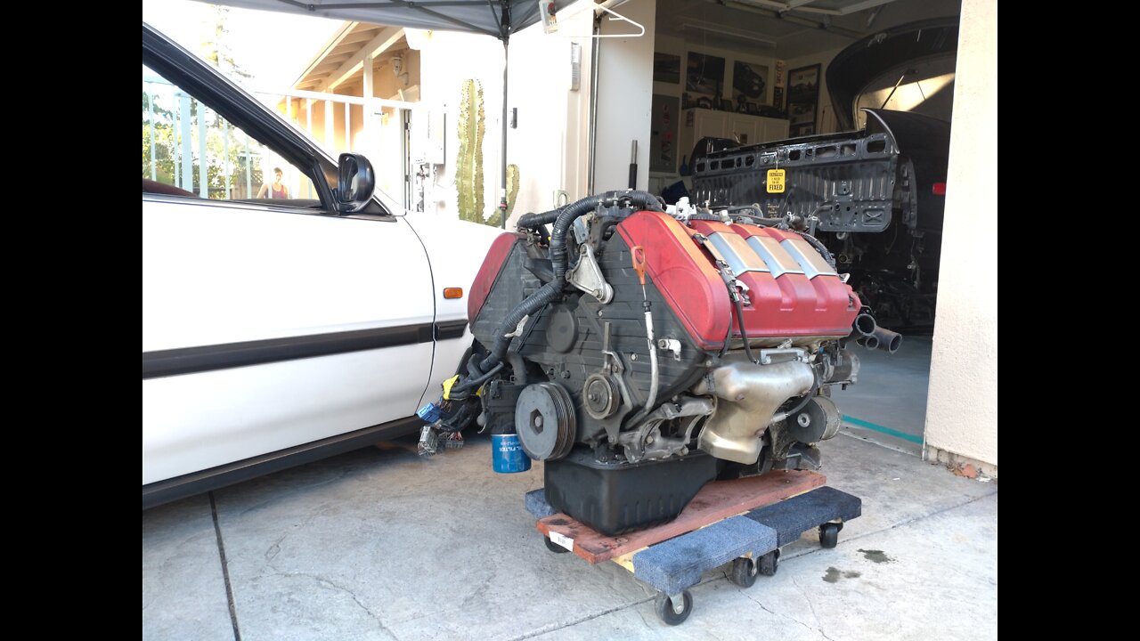 1991 NSX Engine Removed!