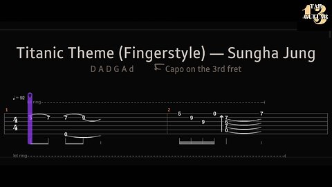TITANIC - SUNGHA JUNG #sunghajung #tabs