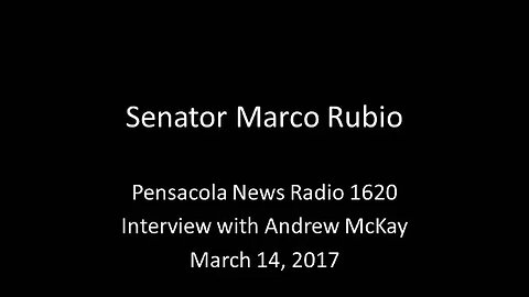 Rubio discusses nominations and health care reform on Pensacola News Radio 1620