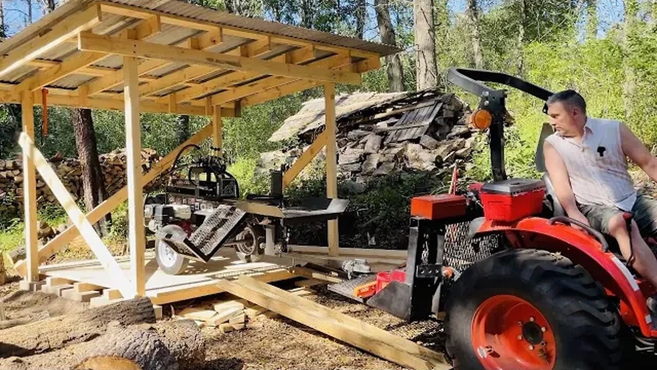 Moving The Wolfe Ridge Log Splitter Into Its New Home