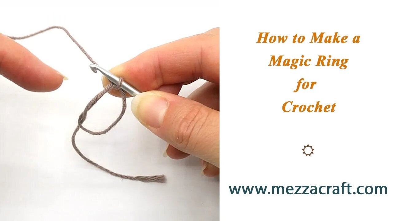 How to Make a Magic Ring (Crochet)