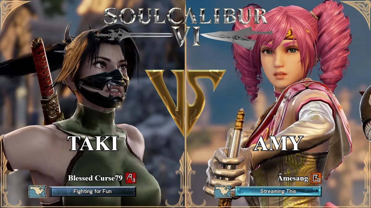 SoulCalibur VI — Blessed Curse79 (Taki) VS Amesang (Amy) | Xbox Series X Ranked