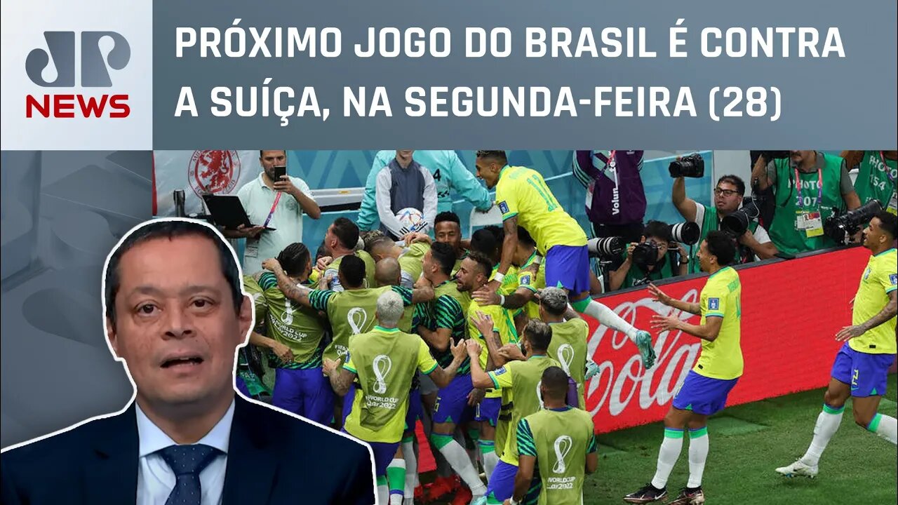 Brasil estreia na Copa do Mundo com vitória sobre a Sérvia; Serrão comenta