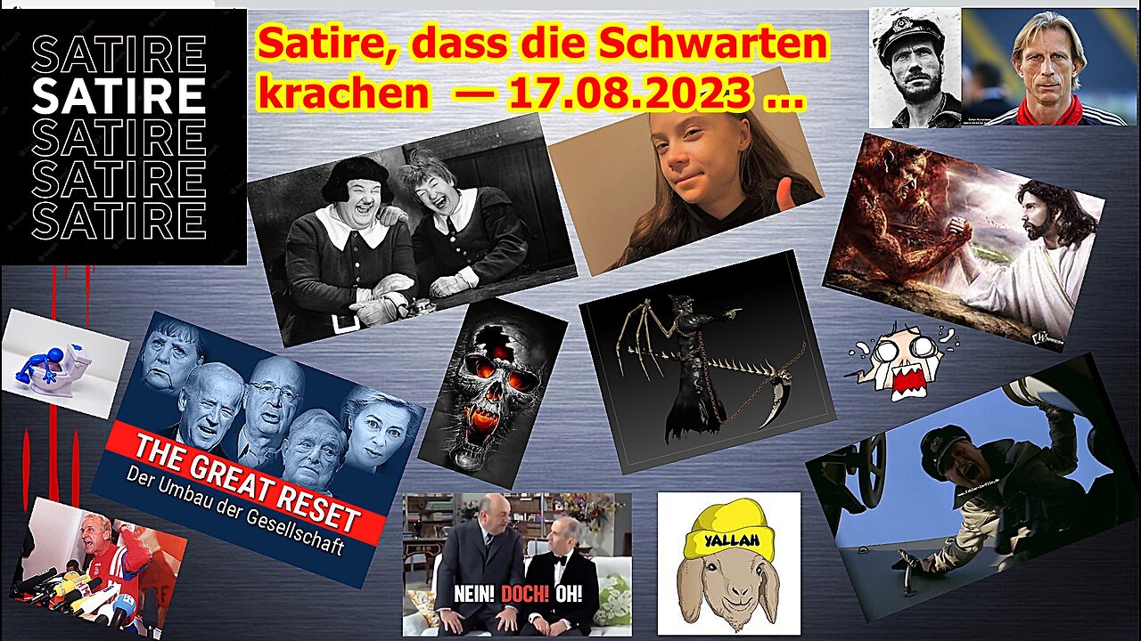 Satire, dass die Schwarten krachen — 17.08.2023 ...