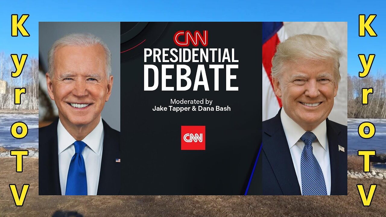 Biden and Trump in the First Presidential Debate - June 27, 2024 (Swedish subtitles)