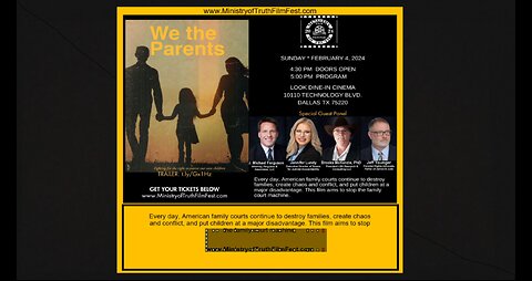 WE THE PARENTS - Showing & Panel Discussion - Ministry of Truth program series