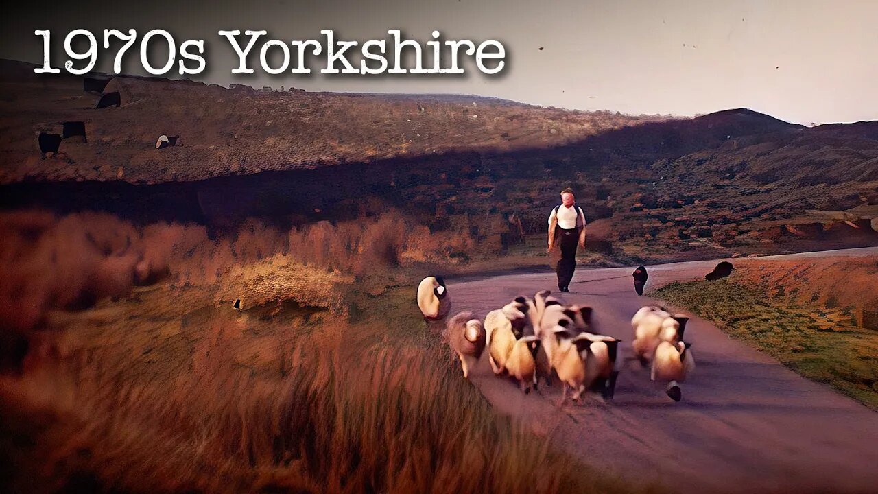 Yorkshire Family Life 1970s ~ AI Enhanced 8MM Film