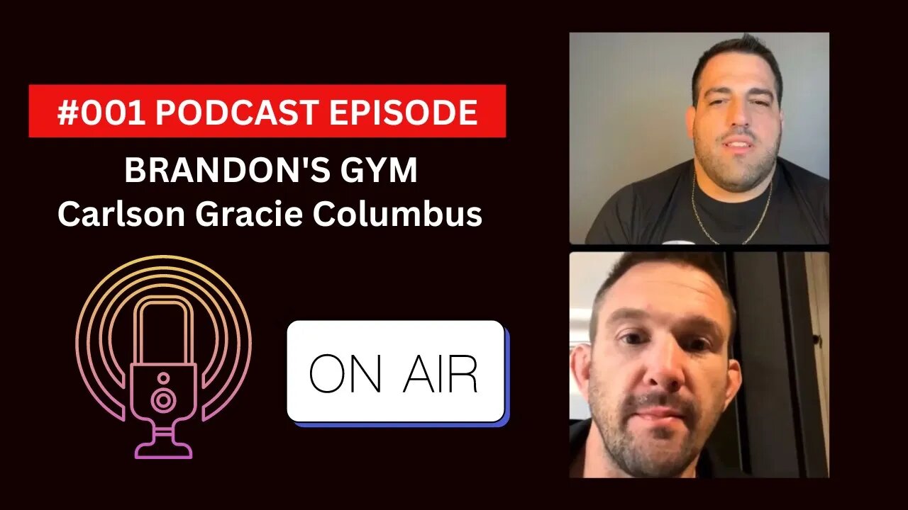 Our first PODCAST #001 with Brandon's gym from Columbus, Ohio #bjj #jiujitsu #bjjlifestyle