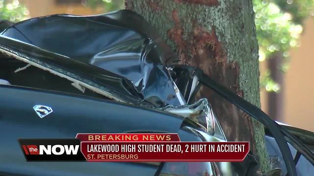 Lakewood High School student dead, 2 students injured after accident in St. Pete