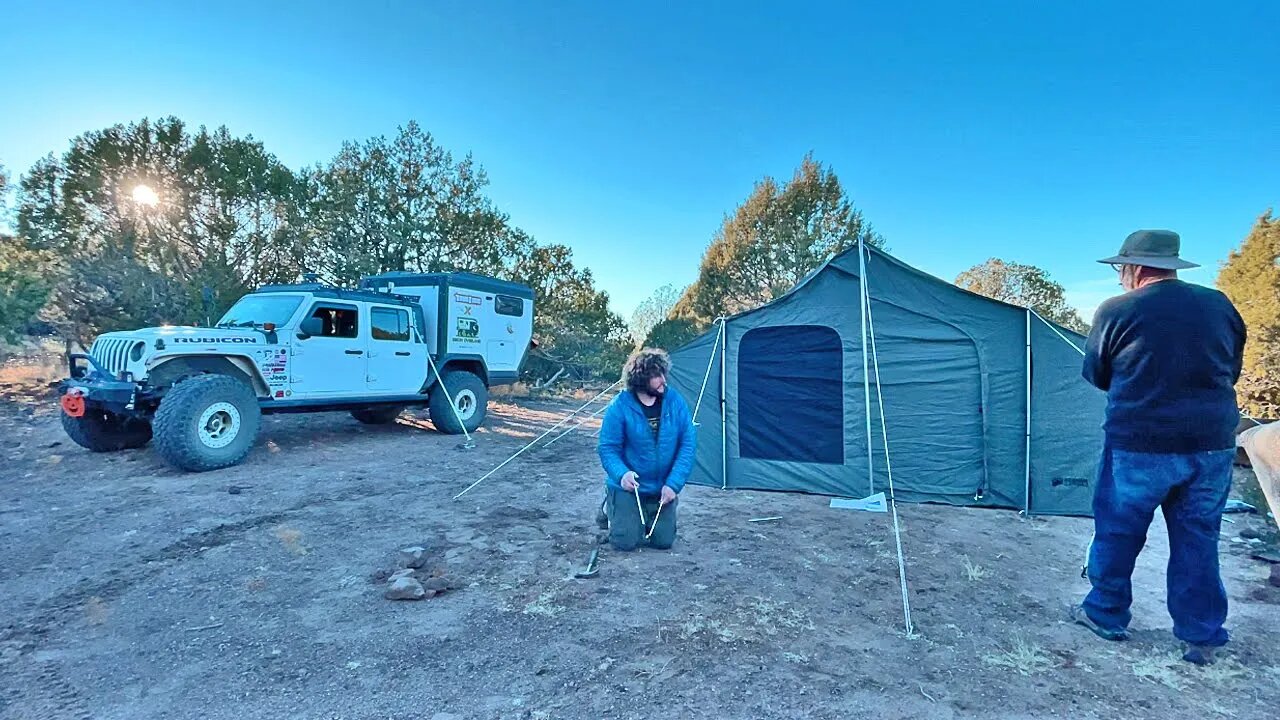 I am MOVING Completely OFF the GRID in a Kodiak Canvas Tent