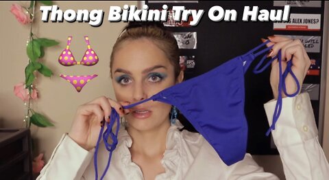 Thong Bikini Try On Haul | Cupnami Ft. Dossier