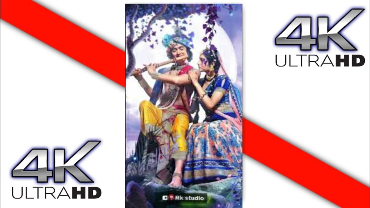 😊Radha Krishna status video💓4k full screen Krishna whatsapp status #trending #short #radha #krishn