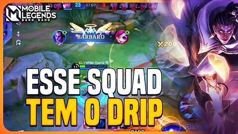 MONTEI SQUAD FULL COLLECTOR COM UM MAIN ANTIGO E ISSO ACONTECEU | MLBB