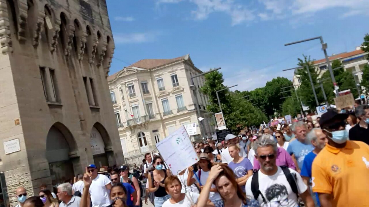 AVIGNON: MANIFESTATION du 31 JUILLET 2021