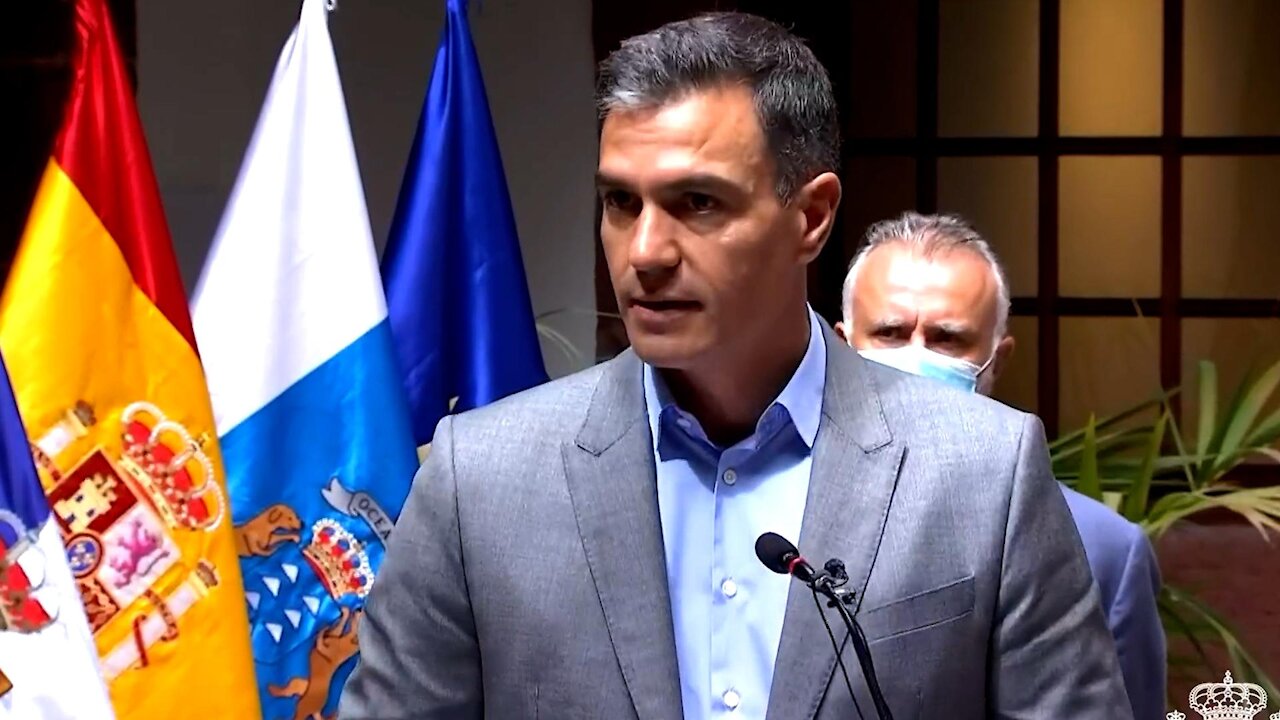 Pedro Sánchez anuncia un plan especial para la reconstrucción de La Palma