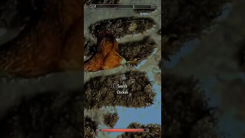 How to kill a chicken and get away with it! #skyrim #shorts #shortsfeed #funny #chicken