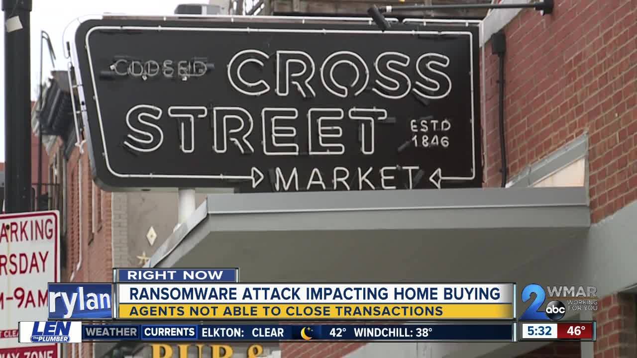 Malware attack holding home buying in Baltimore hostage